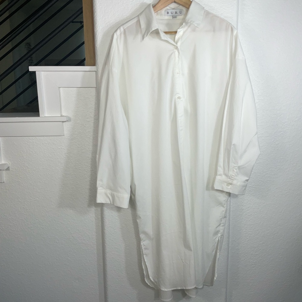 BURU Essential Long Shirt Dress